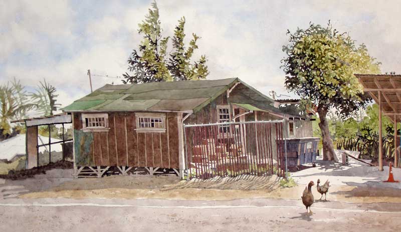 Chickens at Kitada's by Eddie Flotte