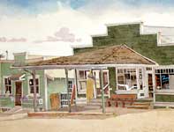 Painting by Eddie Flotte: Fong Store