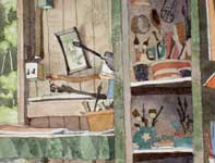 Painting by Eddie Flotte: Pottery Tools