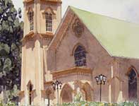 Painting by Eddie Flotte: Saint Joseph's Church