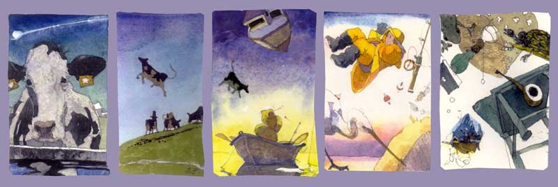 A Most Adventurous Dairy Cow 01 Thumbnails by Eddie Flotte