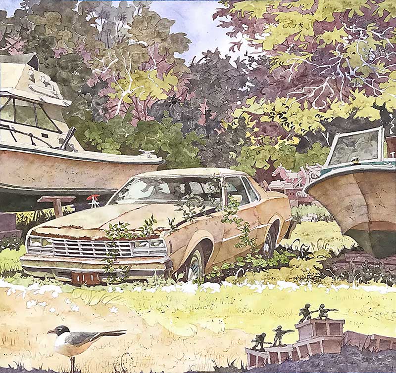 Battle of English Creek by Eddie Flotte