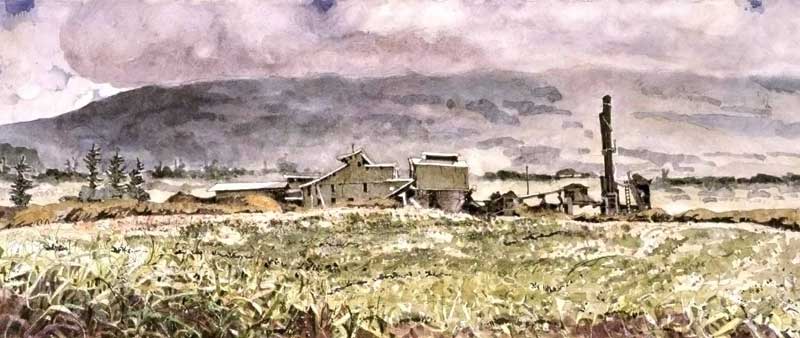 Distant Mill by Eddie Flotte