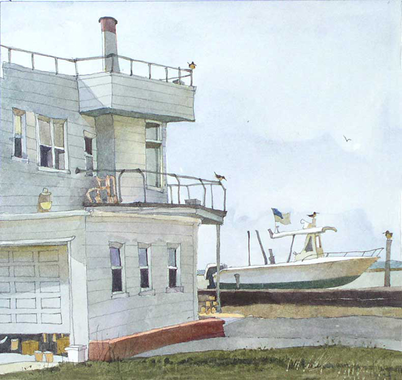 Five Seagulls by Eddie Flotte