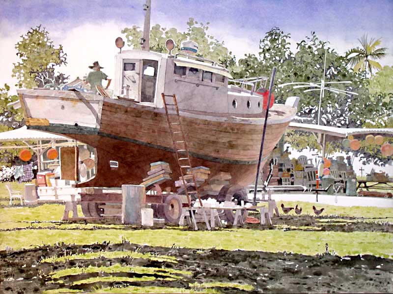 Haiku Dry Dock by Eddie Flotte