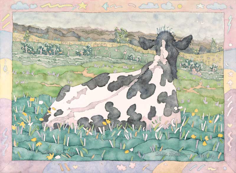 Haleakala Dairy Cow by Eddie Flotte