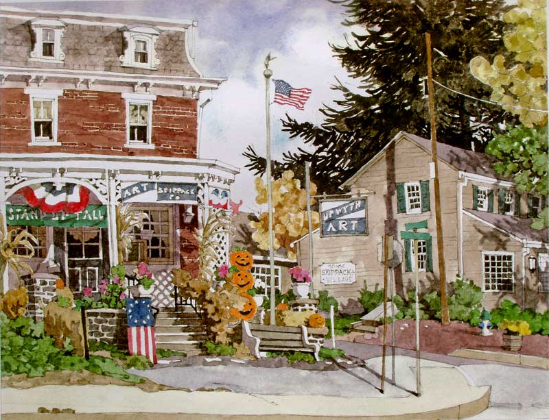 Halloween In Skippack, PA by Eddie Flotte