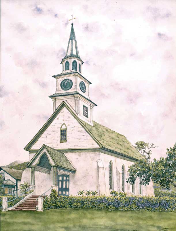 Ka'aumanu Church by Eddie Flotte