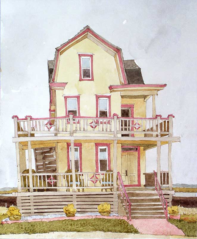 Little Yellow Bay House by Eddie Flotte