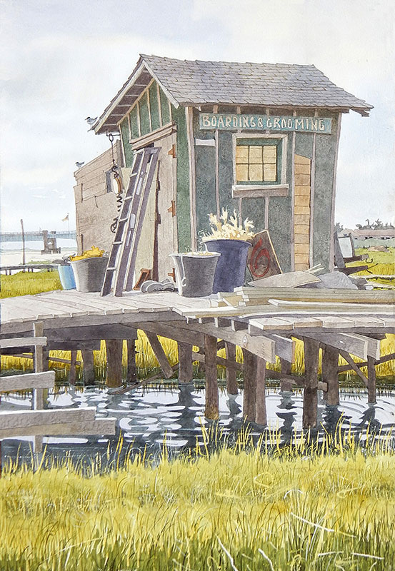 Lookout Gulls by Eddie Flotte