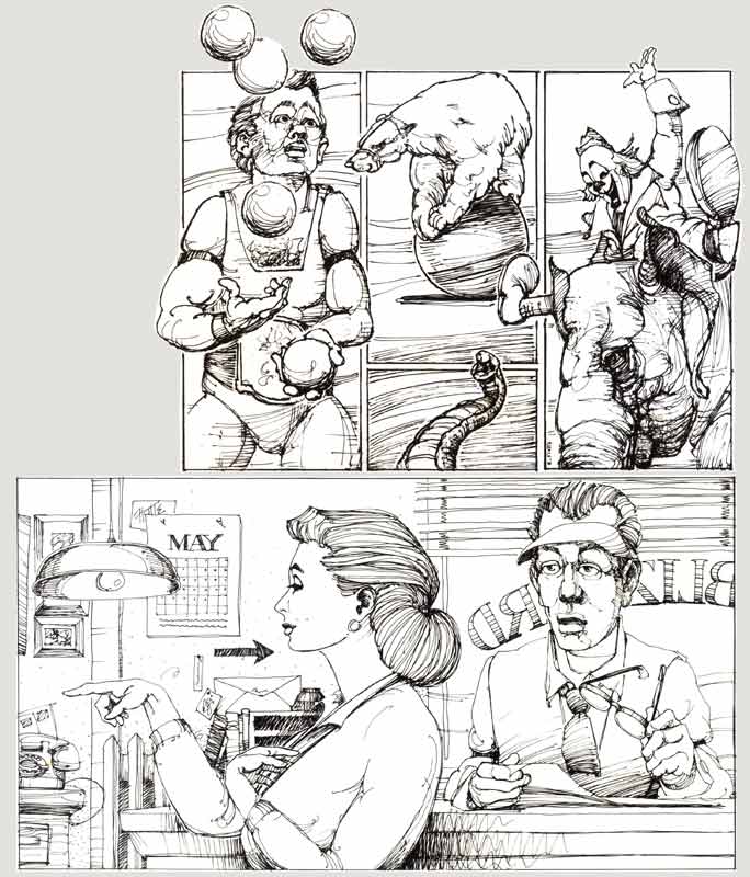 Magazine Illustrations by Eddie Flotte