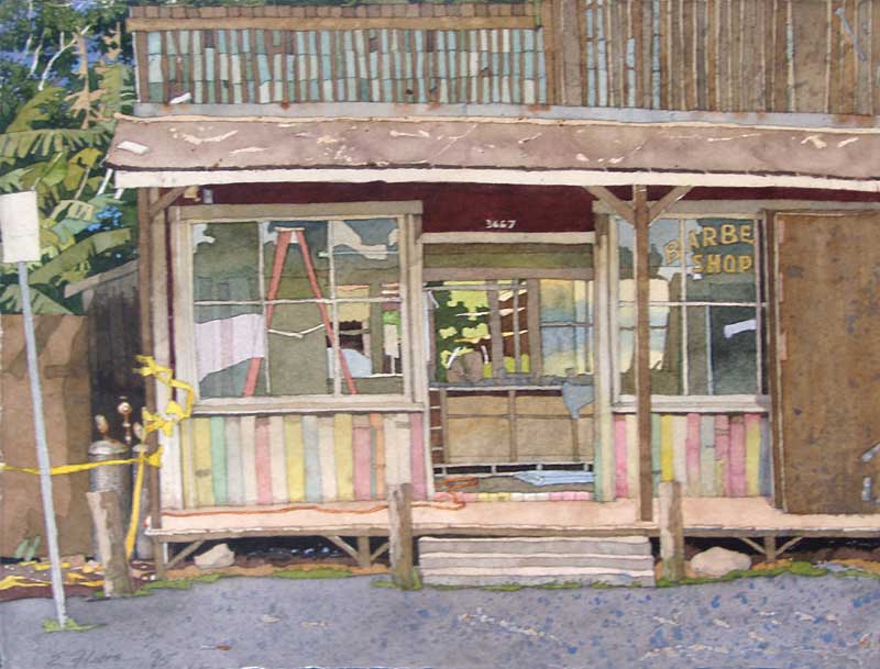 Makawao Barber Shop by Eddie Flotte