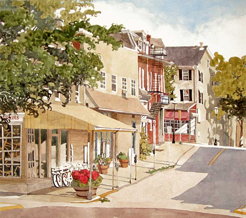 McFarland's Bicycle Shop by Eddie Flotte