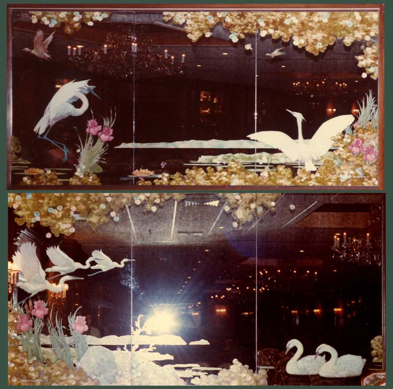 Mural on Mirror by Eddie Flotte