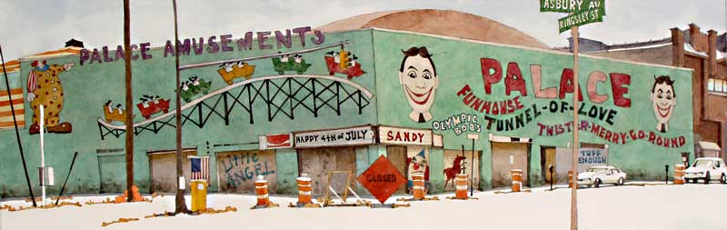 Palace Amusements Asbury Park by Eddie Flotte