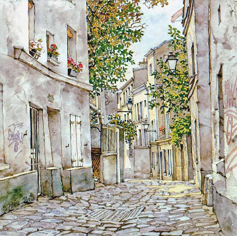 Paris Alley by Eddie Flotte