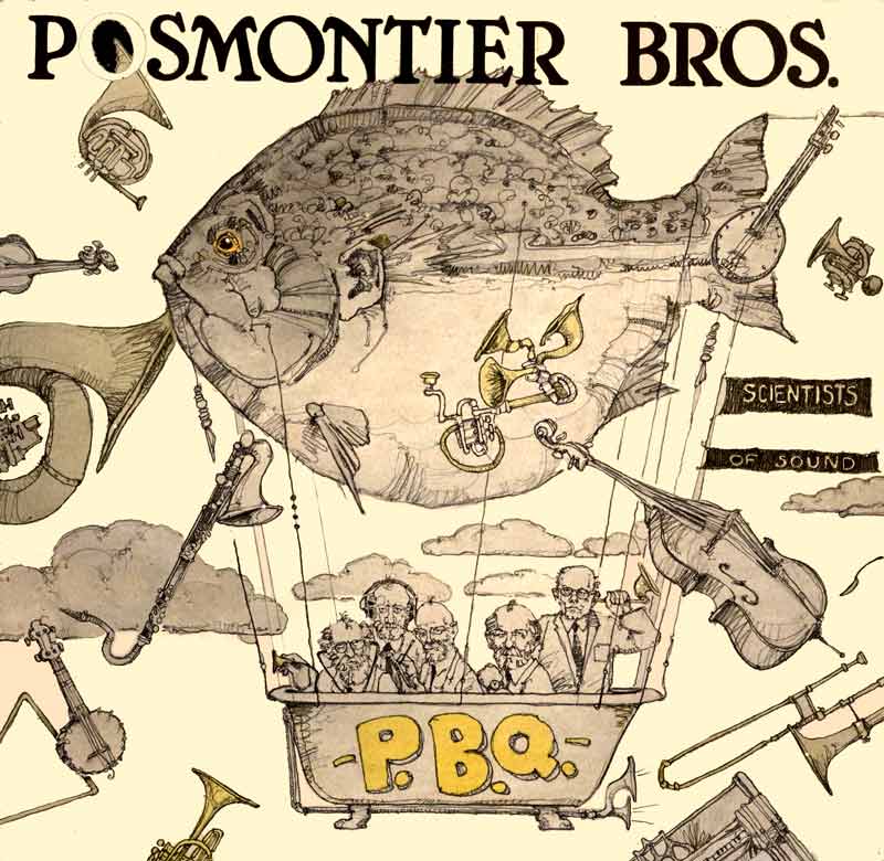 Postmontier Brothers Record Cover by Eddie Flotte