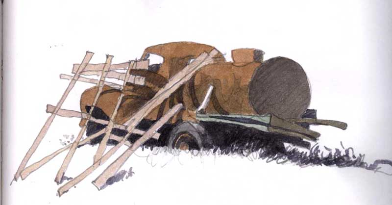 Rusted Water Truck by Eddie Flotte