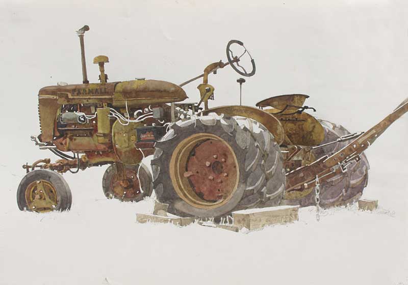 Rusty Tractor by Eddie Flotte