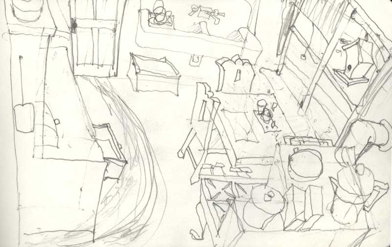 Smell the Cocoa Sketch by Eddie Flotte