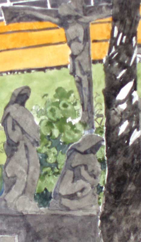 Statues in the Cemetery by Eddie Flotte