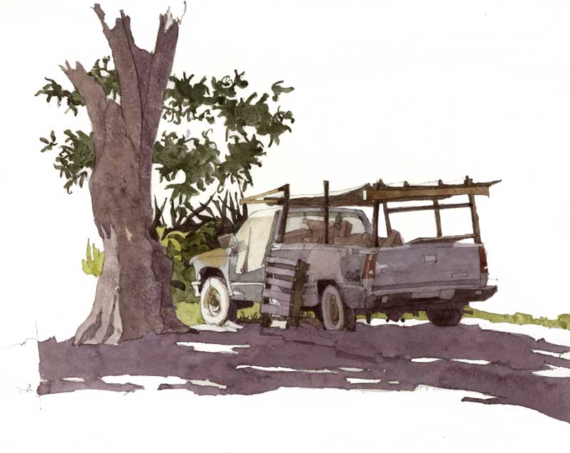 The Caretaker's Truck by Eddie Flotte