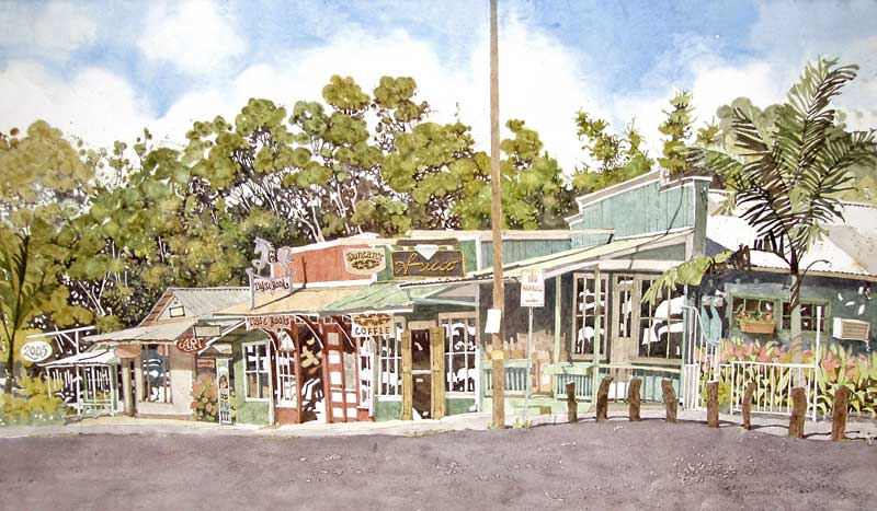 The Changing Face of Makawao by Eddie Flotte