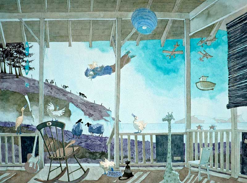 The Many Callings of Professor What Not (blue) by Eddie Flotte