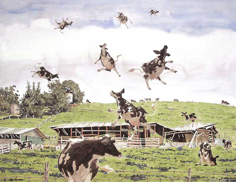 The Strange and Sudden Disappearance of the Haleakala Dairy Cow by Eddie Flotte