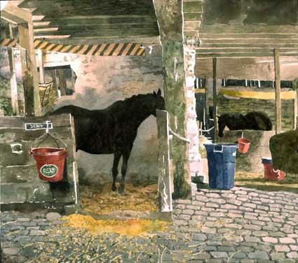 Watercolor Painting by Eddie Flotte: Sexy and Lustful